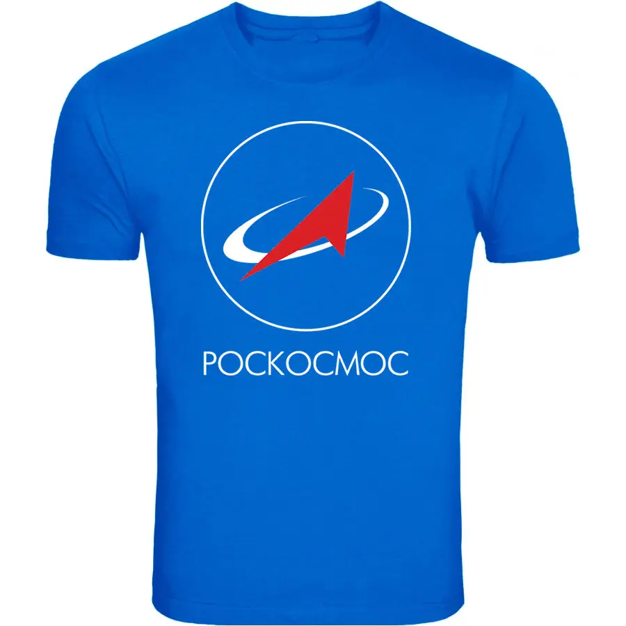 Roskosmos, русский символ, логотип, космическое агентство, Ufo Pockocmoc, футболка, летняя Хлопковая мужская модная трендовая футболка для отдыха
