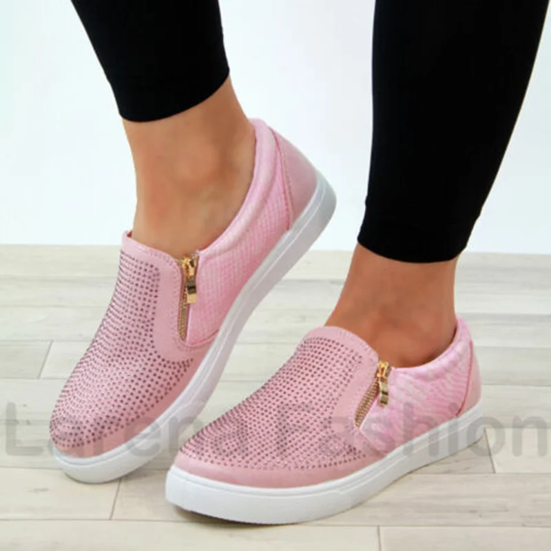 

New style breathable couple single shoes, double zippers, water drills, serpentine board shoes, foreign trade large size leisure