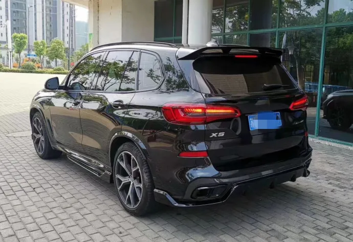 

For BMW X5 spoiler G05 spoiler 2016-2019 rear wing spoiler Paste Installation carbon fibre Material Rear Roof Trunk Spoiler