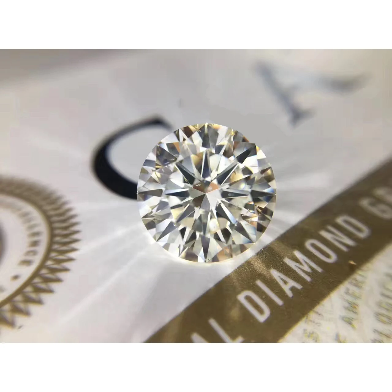 7 5 мм цвет GH россыпью Муассанит 1.5ct лабораторный Бриллиант Круглый Блестящий