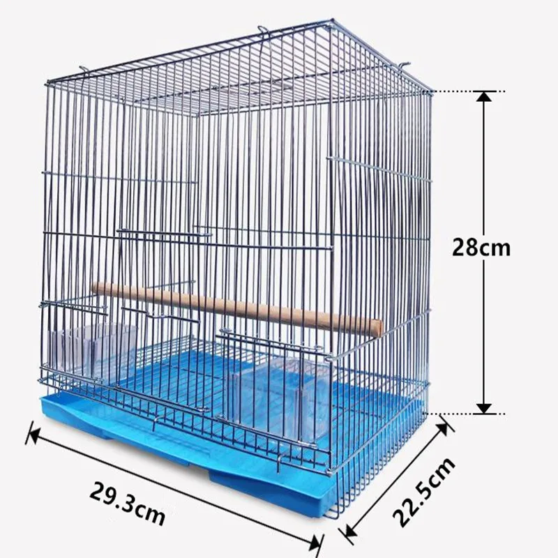 28*22,5*29,3 см птичья клетка типа вилла, металл может быть сложен, высокое качество Домашнее Животное попугай птичий домик, хорошо краска птичья клетка vogelkooi