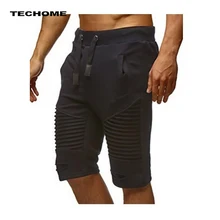 Хлопковые мужские шорты высокого качества, красивые летние мужские модные прямые облегающие повседневные шорты, модная брендовая одежда размера плюс