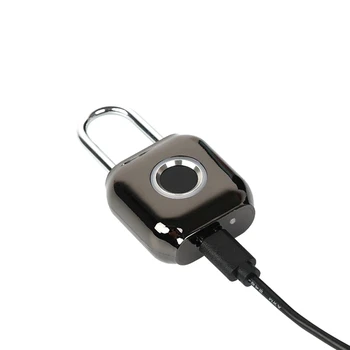 

Smart Fingerprint Small USB Charging Fingerprint Lock Electronic Bedroom Intelligent Padlock