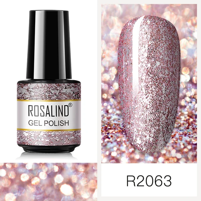 ROSALIND Nail Art 7ML Gel Polish 80 Color For Manicure Design UV Nail Polish Gel Lacquer Soak Off Semi Permanent Gel Nail Polish RAR2063