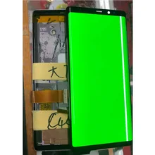 Punkty linii AMOLED ekran do Samsung Galaxy Note 9 N960U N960F uwaga 8 N950N N950F LCD uwaga 9 wyświetlacz ekran dotykowy Digitizer