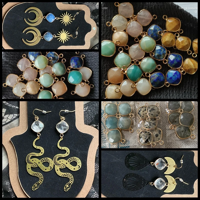 2   Ȧ õ  ȣ  Labradorite   Ŀ ŷ  ÷ Ʈ   14mm