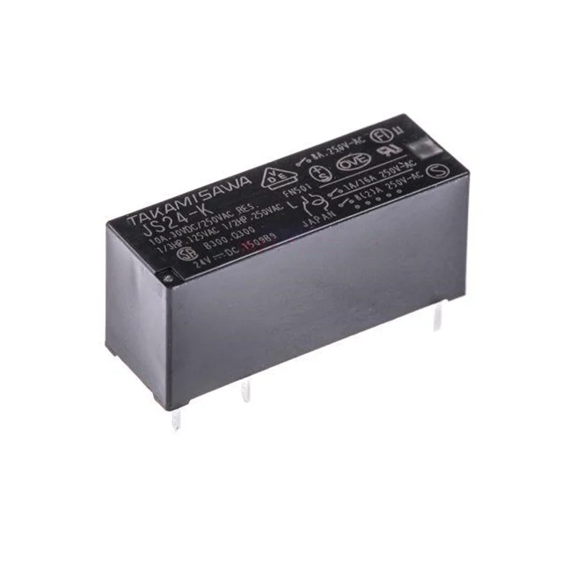 12vdc js24n k 24vdc dip 5 8a 100 original novo 5 unidades por lote 04