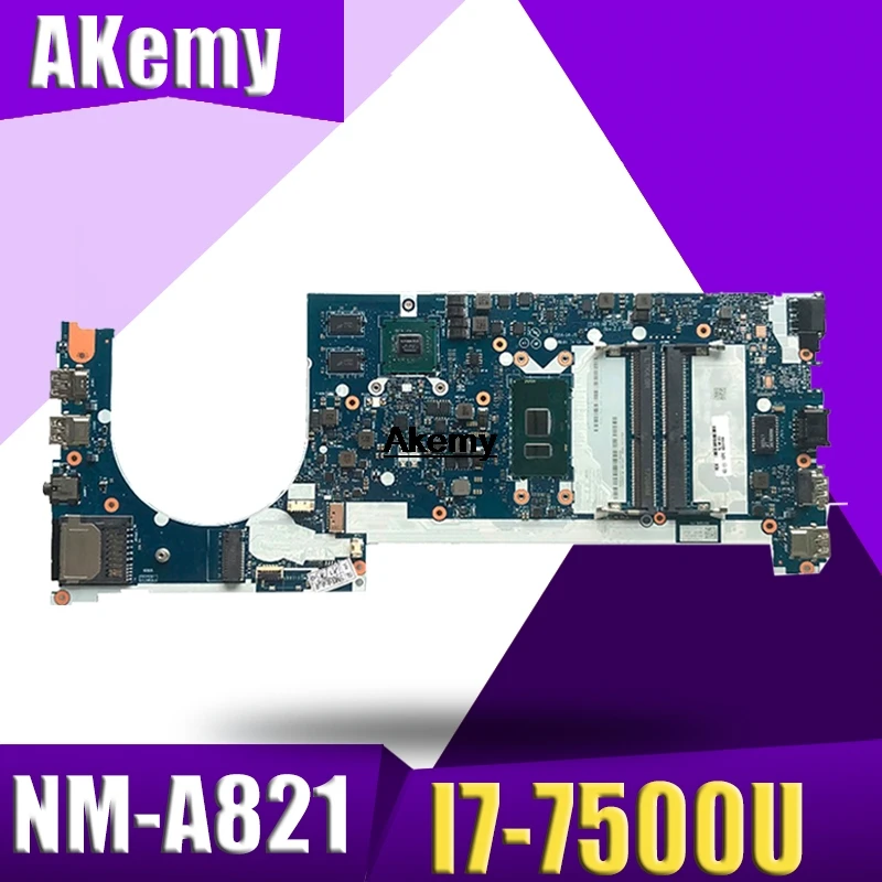 

NM-A821 mainboard For Lenovo E470 CE470 E470C laptop motherboard I7-7500U GT920M Test work 100% original in stock