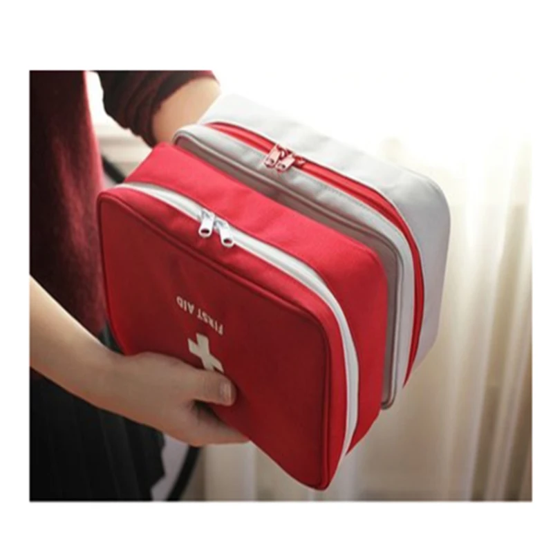 Empty Large First Aid Kit Emergency Medical Box Portable Travel Outdoor Camping Survival Medical Bag Big Capacity Home/Car