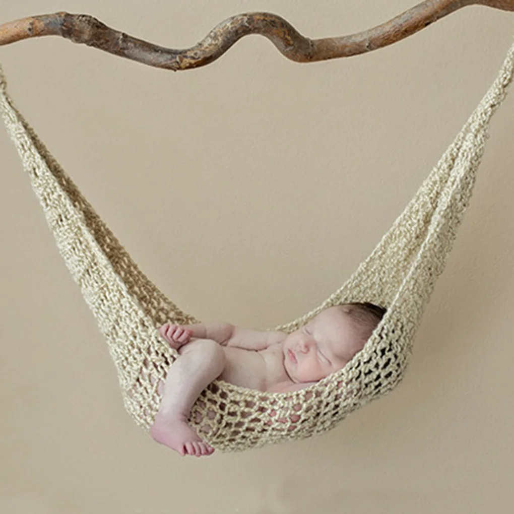Высококачественный новорожденный реквизит для фотосъемки вязаный гамак детский подвесной кокон для фотосъемки вязаная подвесная кровать