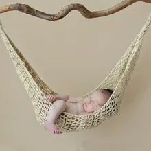 Высококачественный новорожденный реквизит для фотосъемки вязаный гамак детский подвесной кокон для фотосъемки вязаная подвесная кровать