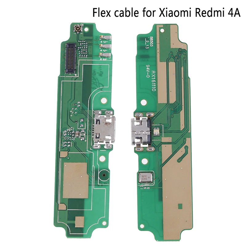 Горячая 1 шт. usb зарядный порт разъем док-станция разъем плата зарядки гибкий кабель с микрофоном для Redmi 4A