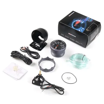 

2.5 inch Turbo Boost Gauge Car Auto 3 Bar Double LED Display Accessories