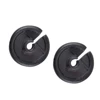 2 set ARCHERY Kisser Button Black with Copper Anchor Clips 3