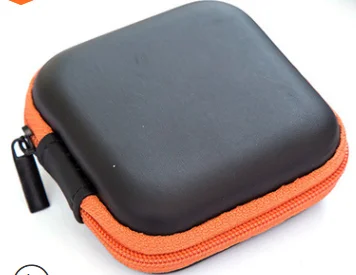 E Органайзер с usb-кабелем, коробка для хранения наушников, чехол на молнии, чехол для гарнитуры, защитный Мини-чехол на молнии, Жесткий Чехол для наушников, портативный чехол - Цвет: E