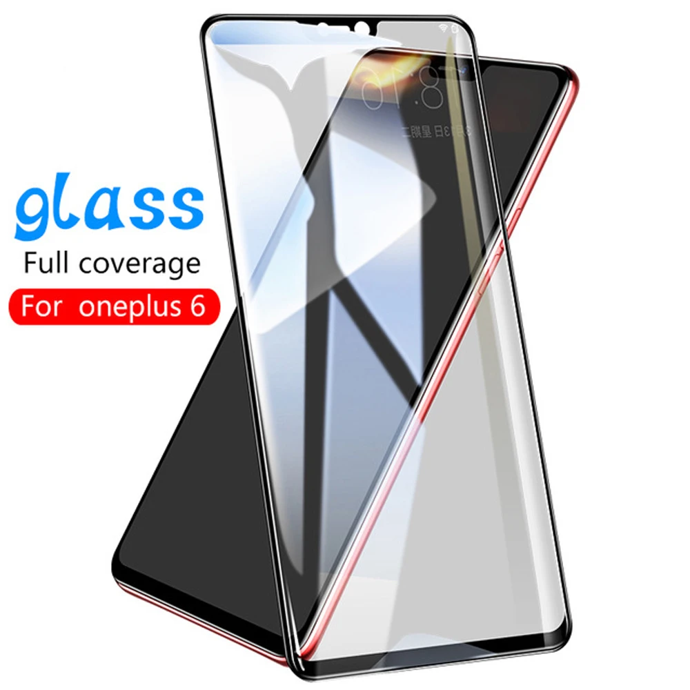 Полное покрытие для oneplus 7 7T pro 6 6T защитная пленка из закаленного стекла 5 5T