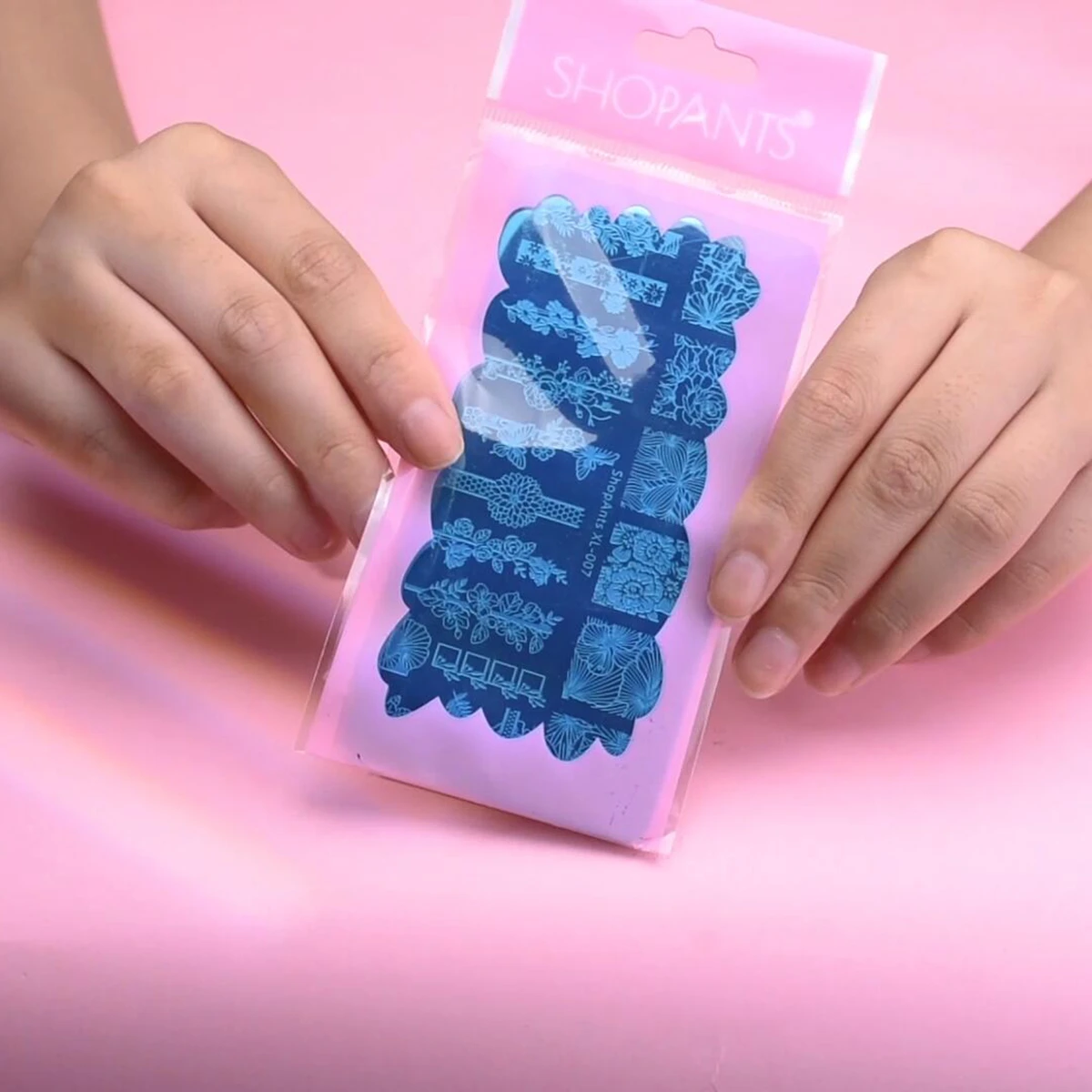 Шопанты 6*12 см прямоугольные Цветочные листья дизайн изображения ногтей шаблоны для открыток геометрические штамповки ногтей пластины трафареты для маникюра
