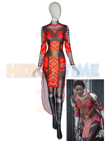 Black Panther Cosplay Costume Dora Milaje Mighty Woman Warrior Costume ...