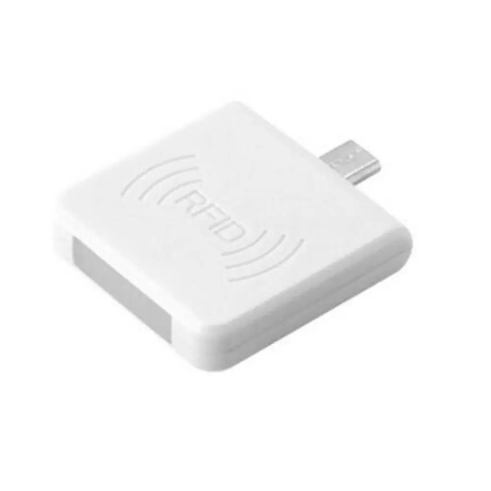 13,56 MHz Mini USB, rfid-считыватель/карта NFC IC ридер для мобильного телефона Android - Цвет: White-8H10D