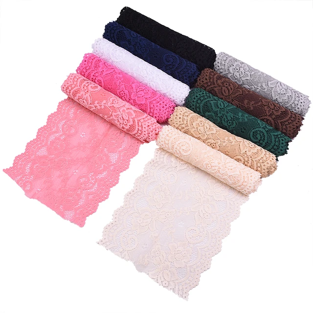 1 Yard of 10cm Wide Elastic Stretch Lace Trim Ribbon Fabric Crafts Sewing  DIY - The Hot Tub Store