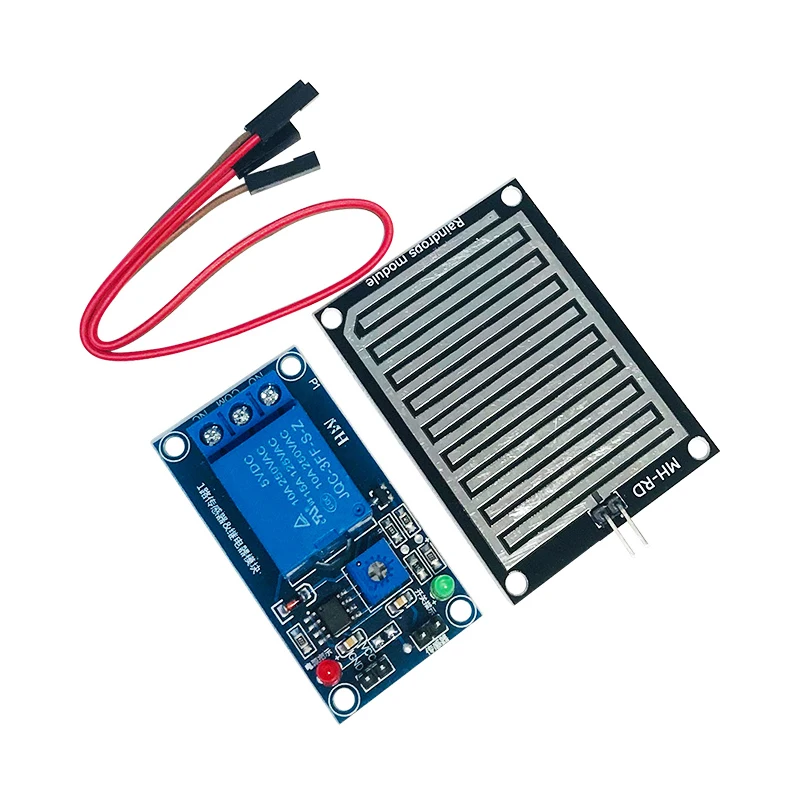 Rainfall Sensor Module Rain-water-sensor-module-DC-5V-12V-Relay-Control-Module-Rain-Sensor ...