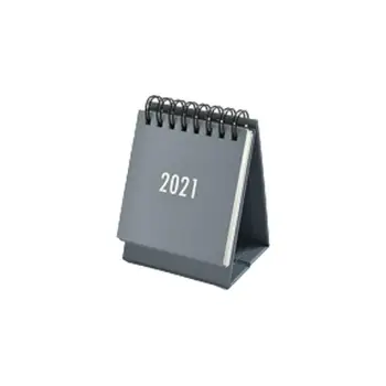 

1PC 2021 Kawaii Desk Calendar Simple Mini Calendar Multifunction Notebook Plan Vertical Paper Office Timetable Supplies Tab X1E3