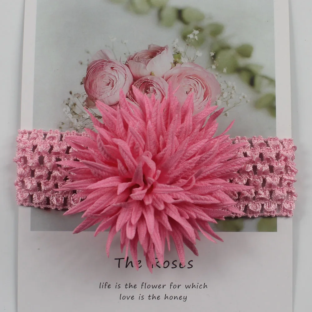 Ободок тканевый многослойный для волос 3 5 дюйма 40 шт.|fabric flowers|headband flowerflower crochet