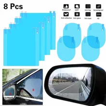 Лучшие продажи продуктов 8 шт Водонепроницаемый Анти-туман антибликовое Нано покрытие боковое зеркало защита окна пленка дропшиппинг
