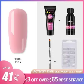 

Poly UV Gel Set Clear Acrylic Builder UV Gel Polish Quick Building for Nails Extensions Gel Varnish Soak Off Nail Manicure Set