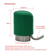 ไฟฟ้าตัวกระตุ้นความร้อน m28 สําหรับใต้พื้น ufh ความร้อน manifold หม้อน้ําระบบ 220 v 24 v ปกติเปิดปิด 2