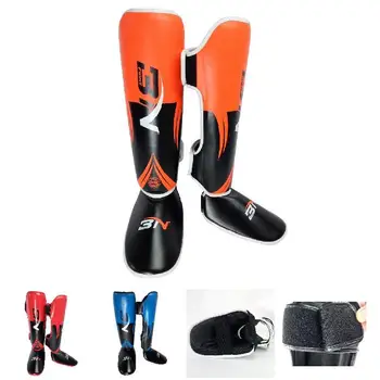 Nieuwe Boksen Shin Protectors Kick Boksen Leggings Scheenbeschermers Karate Enkel Guard Muay Thai Mma Vechten Accessoires XD88