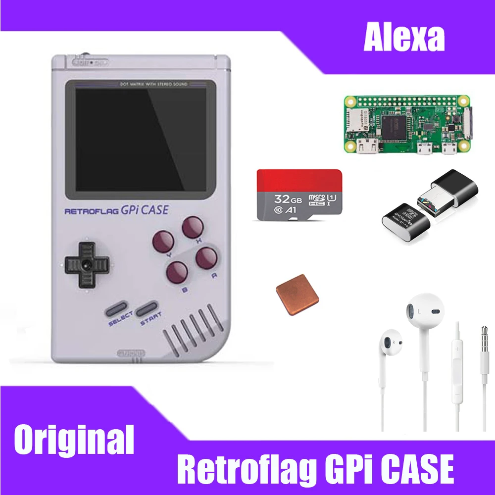 Имеются на складе! Чехол Retroflag GPi для Raspberry Pi Zero и W с безопасным