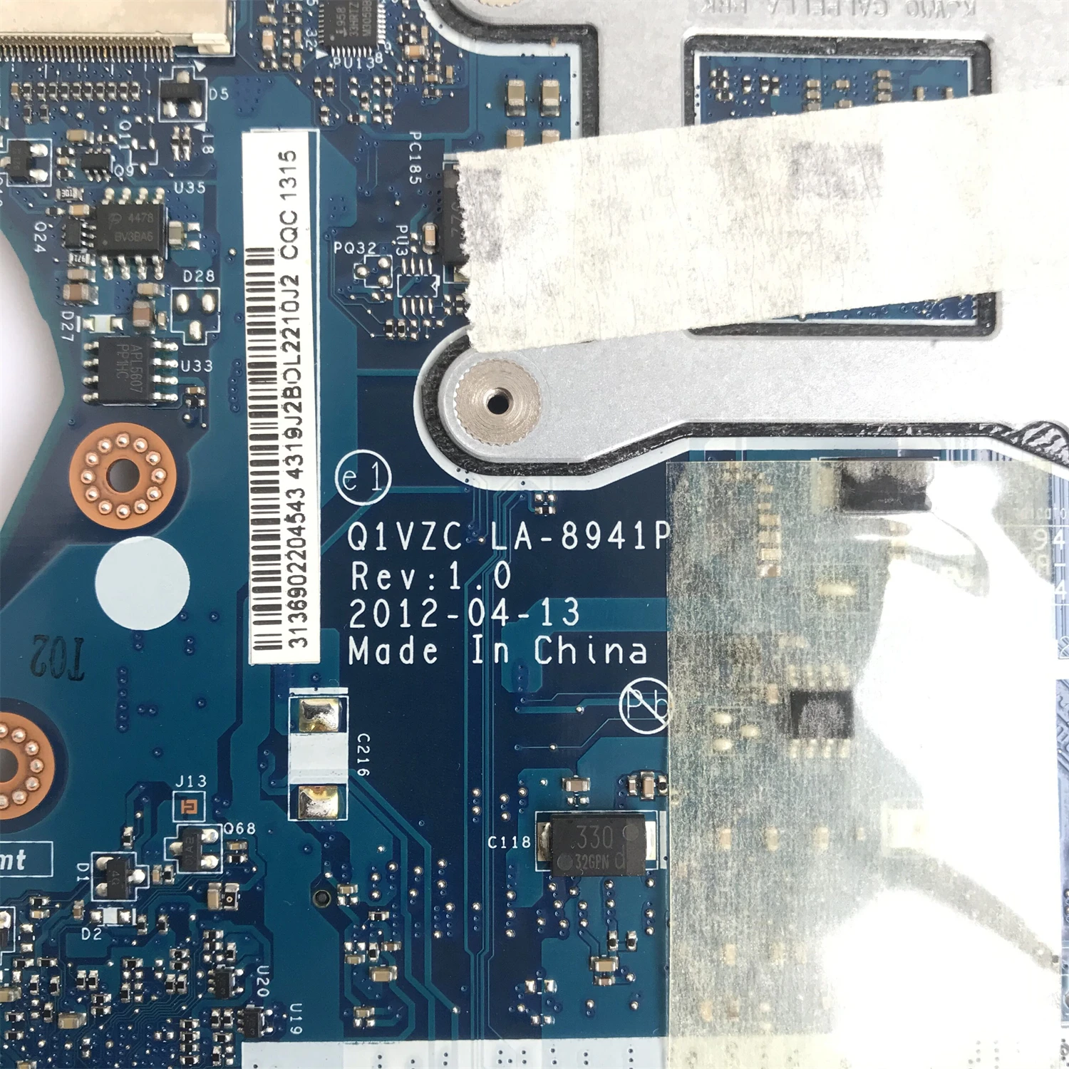para Acer Aspire um 756 V5131 V5-171 Portátil Placa-mãe Q1vzc La8941p com Intel Celeron Núcleo Duplo Cpu 100% Testado Nbsh511001 Placa-mãe para notebook - Imagem 3