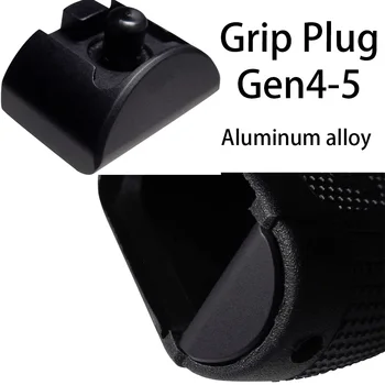 

Tactical Aluminum Glock Grip Insert Plug Gen 4-5 17 19 22 23 24 32 34 35 Black