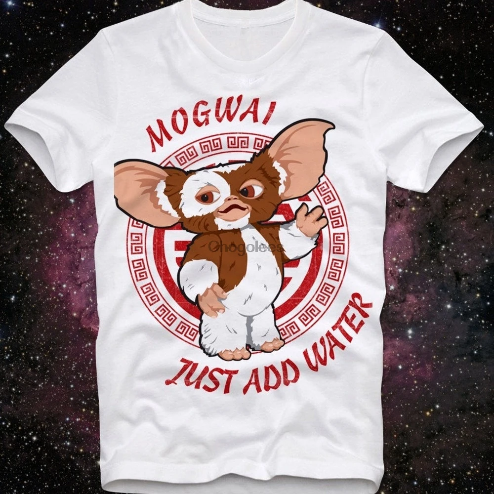 Футболка Mogwai Gremlins Just Add Water 80s веселая смешная комедия ужас культовые фильмы ретро
