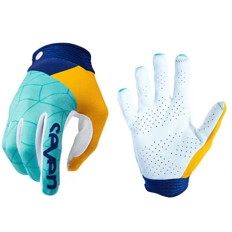 Противоскользящие амортизационные гоночные перчатки для мотокросса для горного велосипеда для мужчин и женщин, для спорта на открытом воздухе, для бездорожья, MTB, для велоспорта, BMX - Цвет: 1