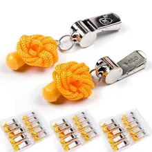 Leiyin рефери металлический свисток Баскетбол футбольный матч обучение для нержавеющей стали большой ок tong kou shao