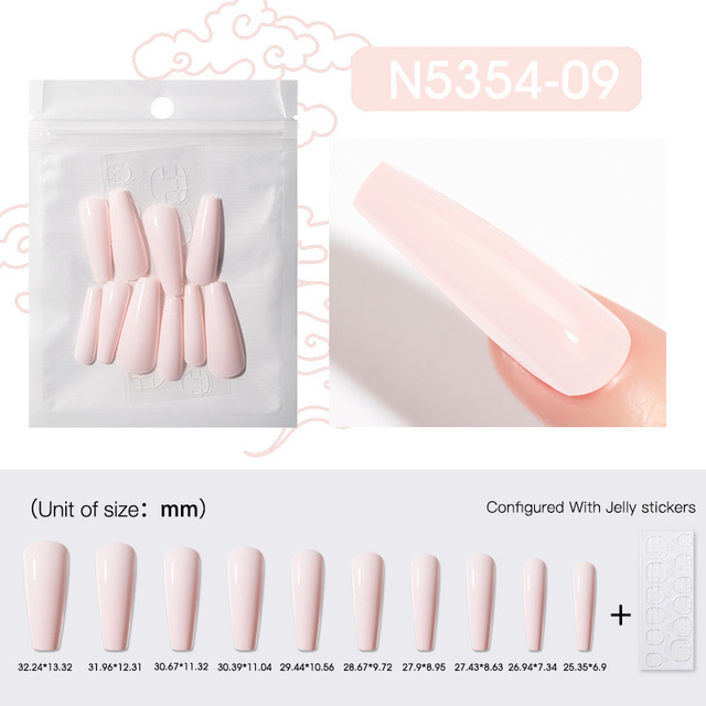 10PCS/LOT False Nail Color Artifical Fake Nails Art  All For Manicure Press On Nail Gel Tools Matt Gel Art Design