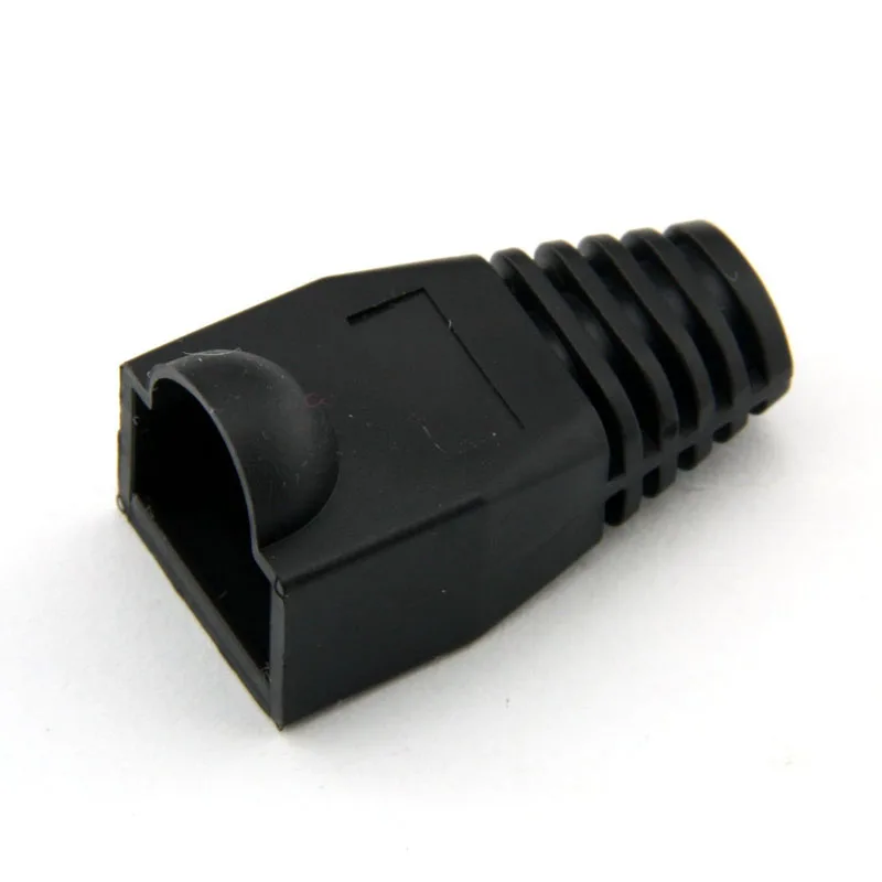 

Newly 100pcs RJ45 Cat6 Cat5E Ethernet Cable Snagless Cover Strain Relief Boot 999