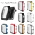 Стекло+Чехол Полная крышка для Apple Watch Case Series 6 SE 5 4 3 2 iWatch Case Accessor 44 мм 40 мм 42 мм 38 мм Протектор Apple Watch