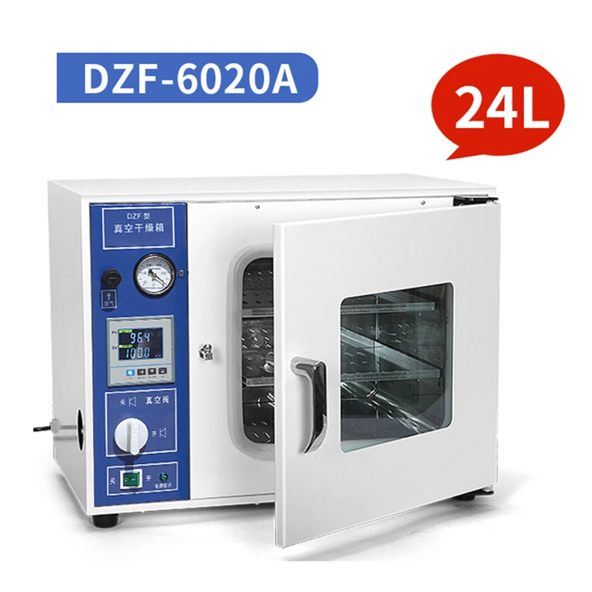 Horno Digital de secado al vacío, calentador eléctrico de laboratorio, temperatura constante, Industrial, DZF 6020A, 300W| |