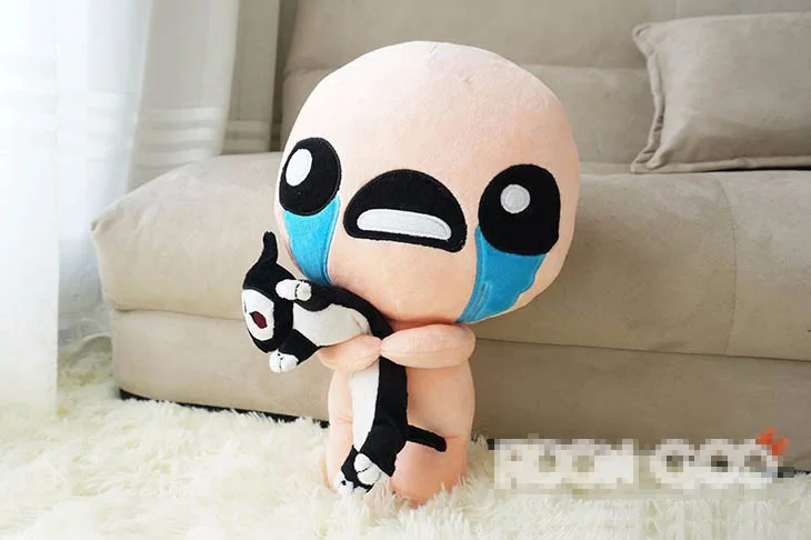 Набивные плюшевые игрушки с переплетением исаака после родов|binding of isaac|the binding