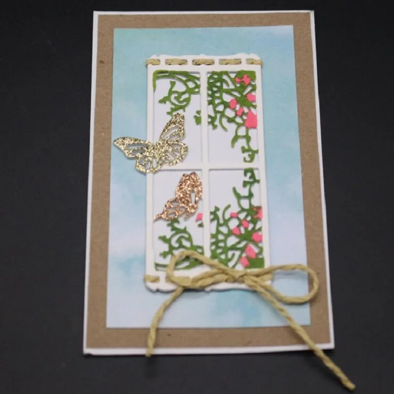 

Windows butterfly metal cutting dies stencil stamps for DIY scrapbooking albulm photo frame decorative paper craft dies