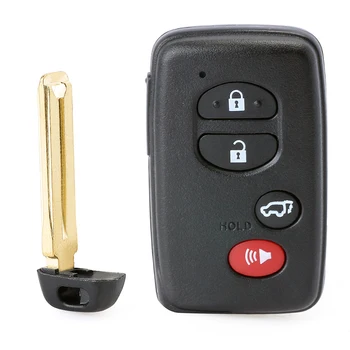 Keyforkess A433 F433 27145-0140 / 27145-3370 / 27145-5290 Smart Card Remote Key Fob per Toyota Avalon Camary Aurion Sequoia Prius - KEYECU A433 F433 27145 0140 27145 3370 27145 5290 Smart Card Remote Key Fob per