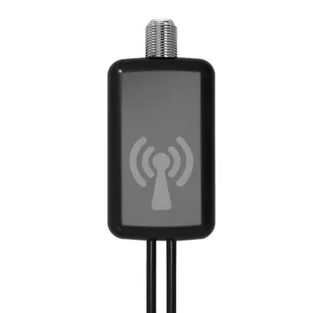 

TV Amplifier Easy Install Single Booster For Indoor HDTV Aerial HD 1080P VHF UHF Amplifier