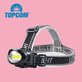 

TOPCOM 3W COB LED Headlamp Waterproof Adjustable Head Torch Camping Head Light Use AAA Battery For Outdoor Running Camping