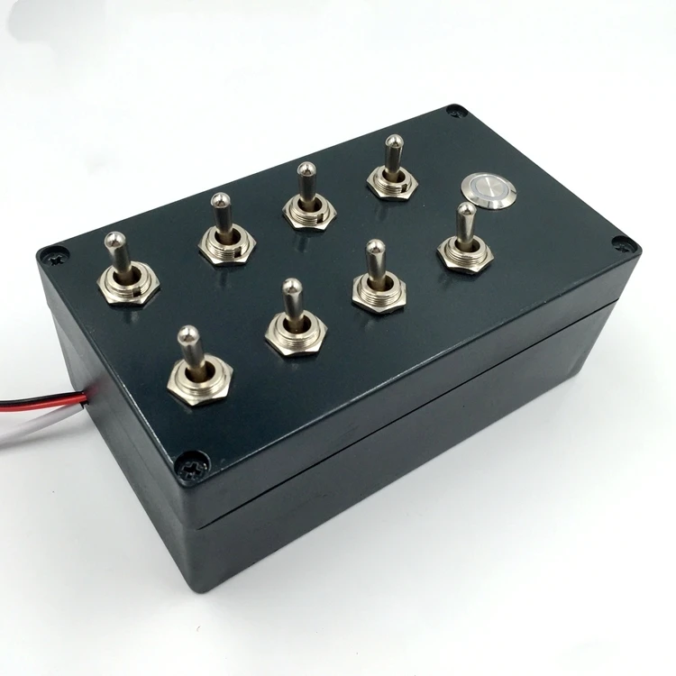 

Toggles switch prop 12V Escape room props Toggle Switch adjust toggles to correct position to unlock chamber room escape prop