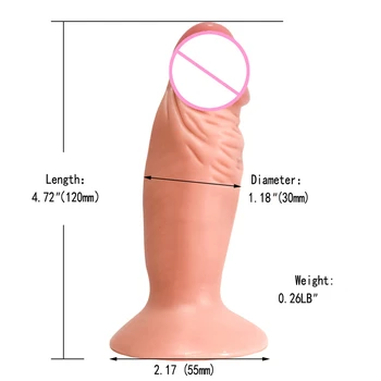 Mini Size Dildo Rubber Penis Women Artificial Giant Long Suction Cup Anal Dildo Fake Penis Dick Toys For Adults 18 Sex Shop 5