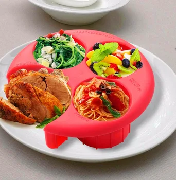 

Portion Control Cooking Tools Lose Weight Keep Fit Tool Kitchen Food Eco-Friendly Plate Dinnerware Sets