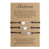 3PCS Hollow Heart